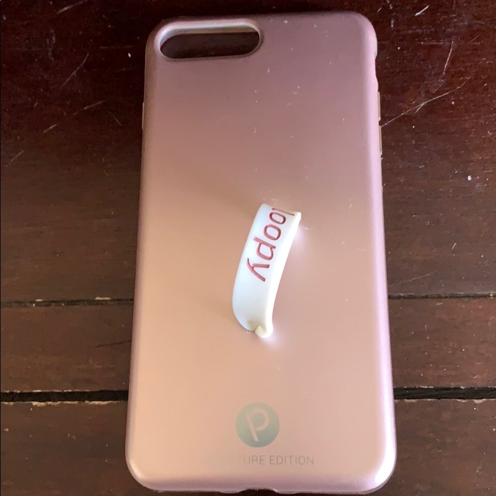 iPhone X loopy rose gold case. Gently used